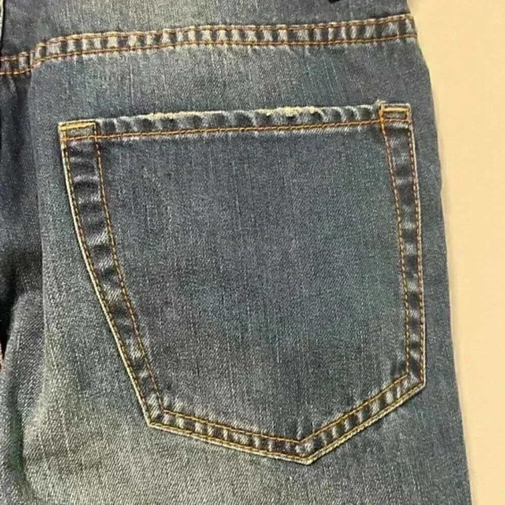 Topman Skinny Blue Faded Wash Jeans, Size 32R